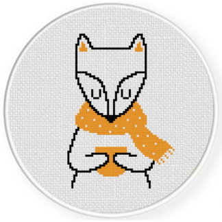 Cozy Scarf Fox Cross Stitch Pattern