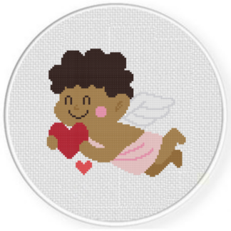 Cupid's Heart Cross Stitch Pattern