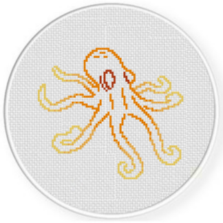 Graceful Octopus Cross Stitch Pattern