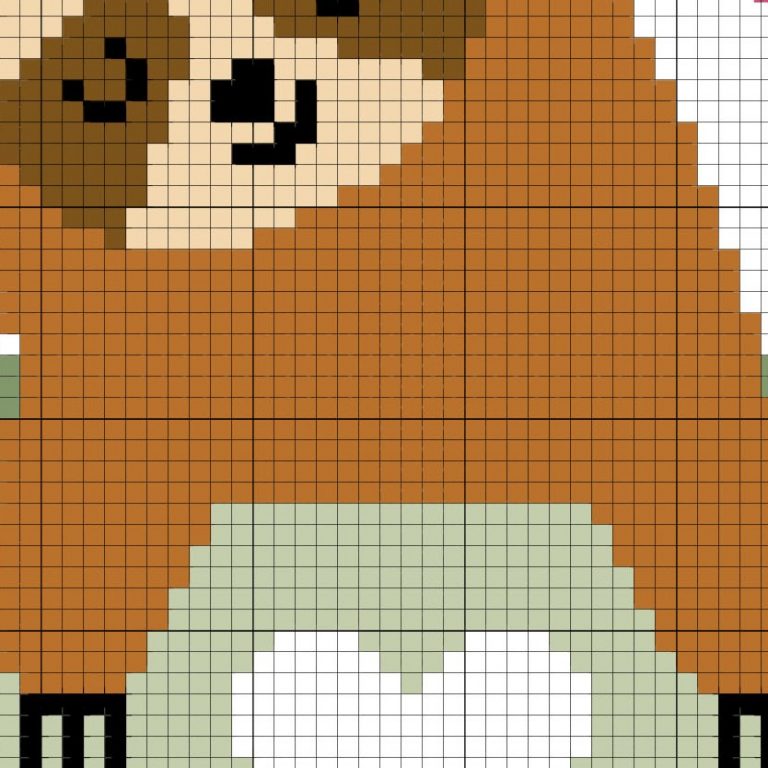 Sloth Nap in Teacup Cross Stitch Pattern – Daily Cross Stitch