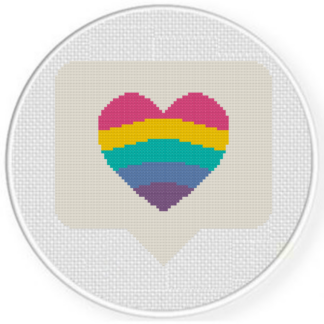 Pride Love Talk Cross Stitch Pattern