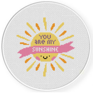 You are my Sunshine Cross Stitch Pattern