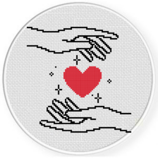 Magical Heart Cross Stitch Pattern