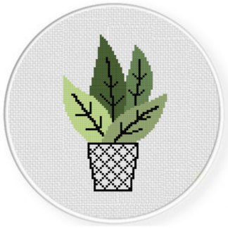 Minimalist Planter Cross Stitch Pattern