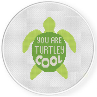 You are Turtley Cool Cross Stitch Pattern