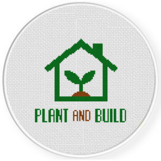 Plant and Build Cross Stitch Pattern