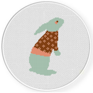 Sweater Bunny Cross Stitch Pattern
