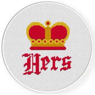 Hers (Queen) Cross Stitch Pattern