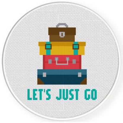 Lets Just Go Cross Stitch Pattern – Daily Cross Stitch