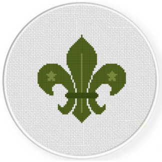 Scout Emblem Cross Stitch Pattern