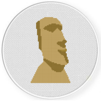 Easter Island Head Cross Stitch Pattern