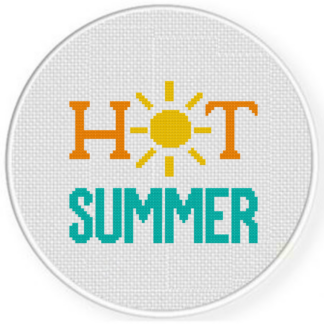Hot Summer Cross Stitch Pattern