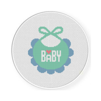 Baby Bib Cross Stitch Pattern