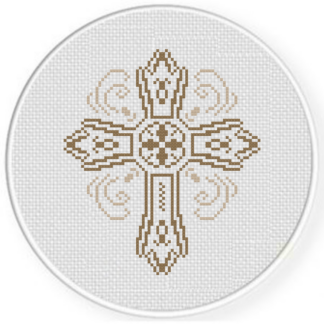 Filigree Cross Cross Stitch Pattern
