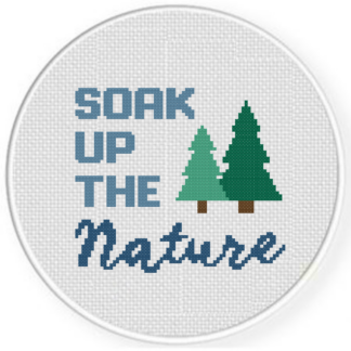 Soak Up the Nature Cross Stitch Pattern