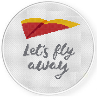 Let's Fly Away Cross Stitch Pattern
