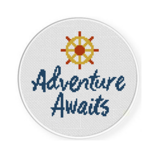 Adventure Awaits Cross Stitch Pattern