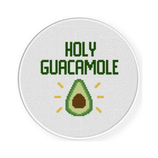 Holy Guacamole Cross Stitch Pattern