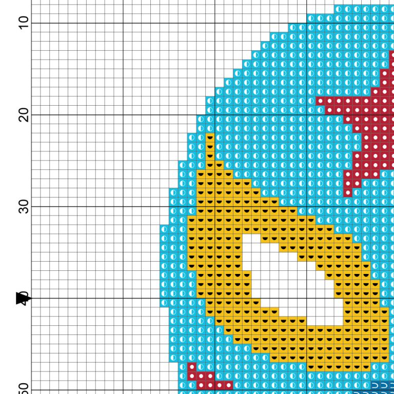 Lucha Libre Mask Cross Stitch Pattern – Daily Cross Stitch