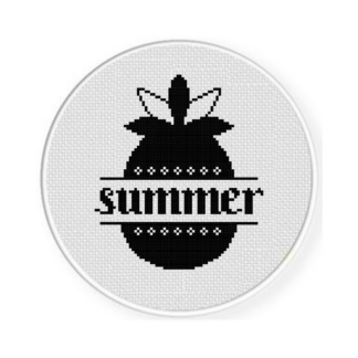 Summer Pineapple Cross Stitch Pattern