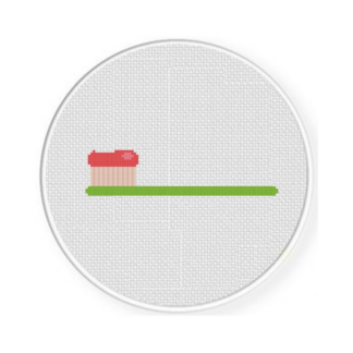 Toothbrush Cross Stitch Pattern