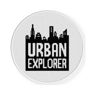 Urban Explorer Cross Stitch Pattern