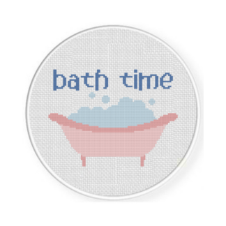 Bath Time Cross Stitch Pattern
