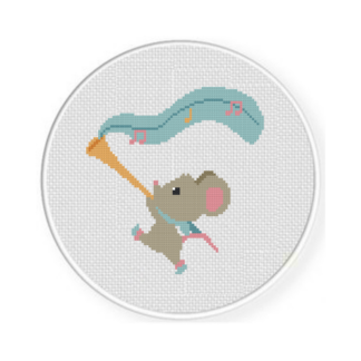 Talented Mouse Cross Stitch Pattern