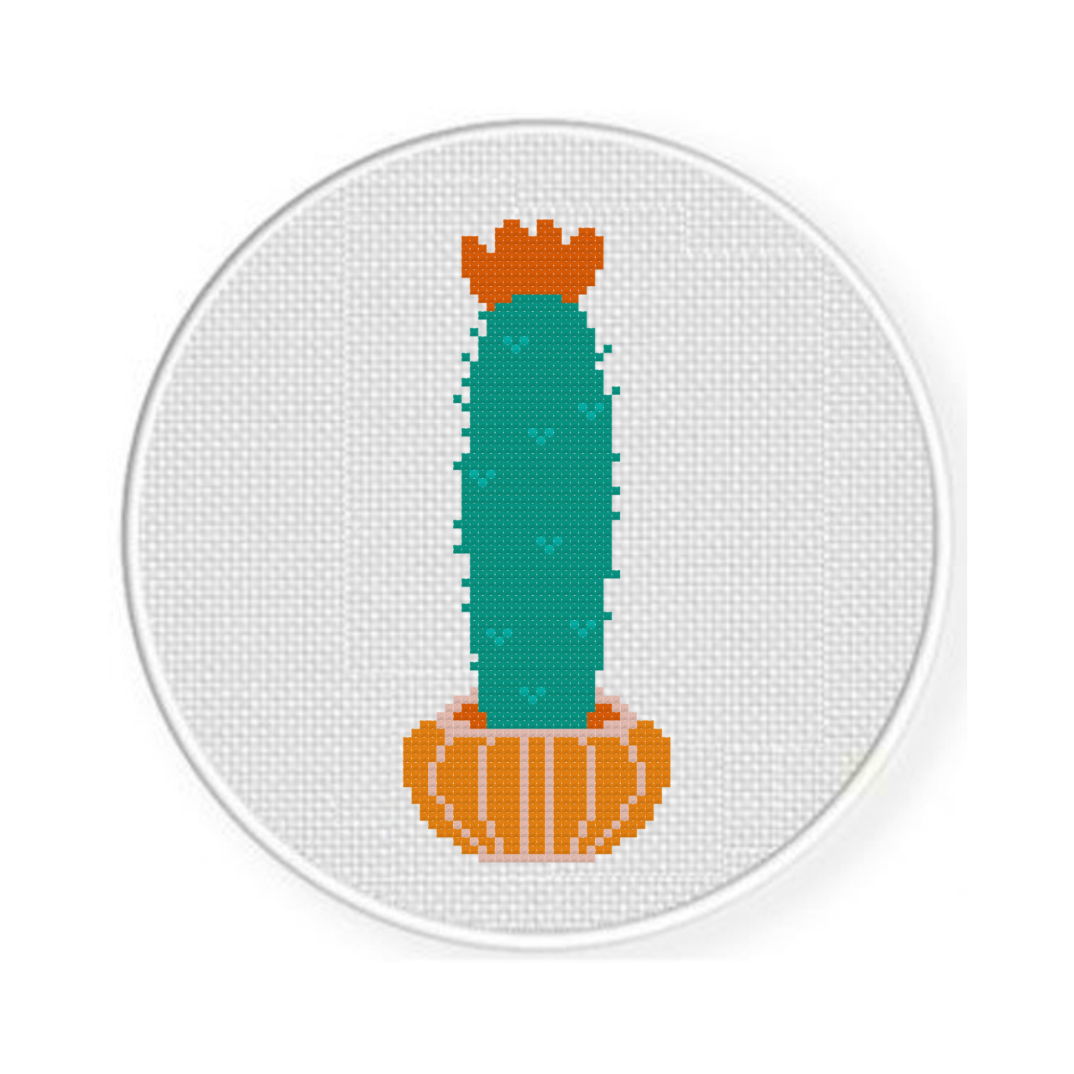 Tall Cactus Cross Stitch Pattern – Daily Cross Stitch