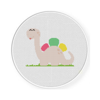 Funky Dino Cross Stitch Pattern