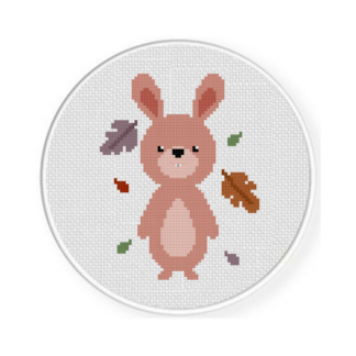 Standing Rabbit Cross Stitch Pattern