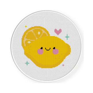 Summer Lemon Cross Stitch Pattern