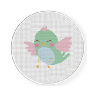 Jolly Bird Cross Stitch Pattern