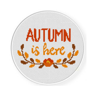Autumn is Here Cross Stitch Pattern