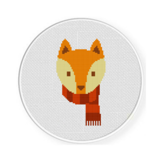 Autumn Fox Cross Stitch Pattern