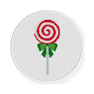 Xmas Lollipop Cross Stitch Pattern