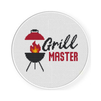 Grill Master Cross Stitch Pattern