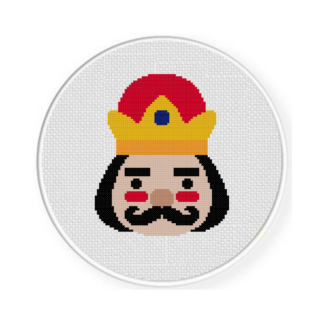 Nutcracker Head Cross Stitch Pattern