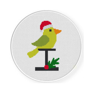 Xmas Bird Cross Stitch Pattern