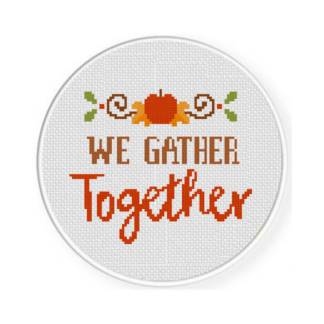 We Gather Together Cross Stitch Pattern