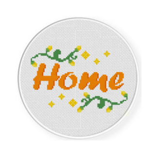 Home Cross Stitch Pattern