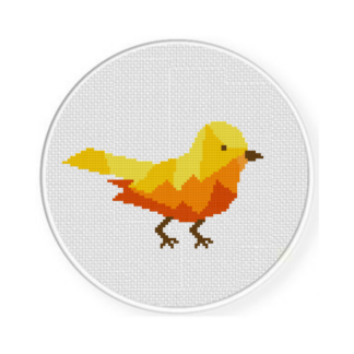 Fire Bird Cross Stitch Pattern