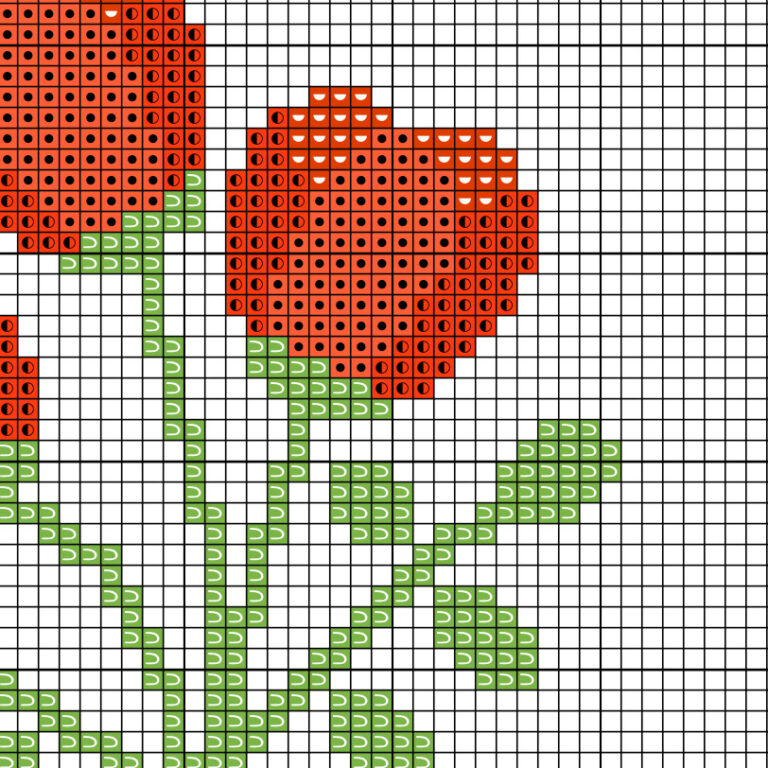 Flower Pot Cross Stitch Pattern – Daily Cross Stitch