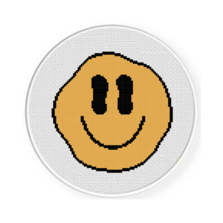 Smiley Melt Cross Stitch Pattern