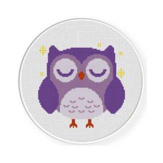 Night Owl Cross Stitch Pattern