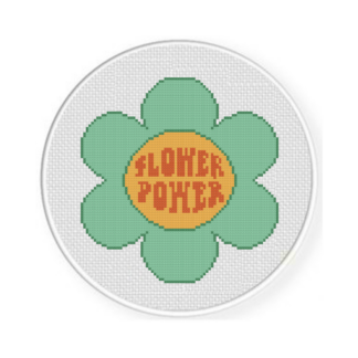 Flower Power Cross Stitch Pattern
