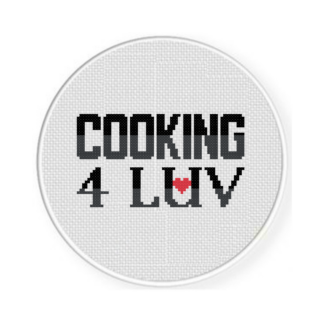 Cooking 4 Luv Cross Stitch Pattern