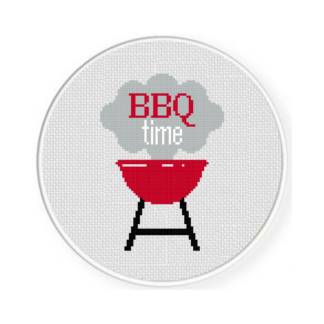 BBQ Time Cross Stitch Pattern
