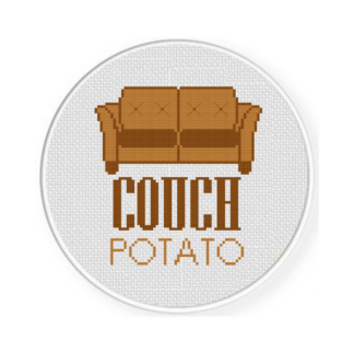 Couch Potato Cross Stitch Pattern
