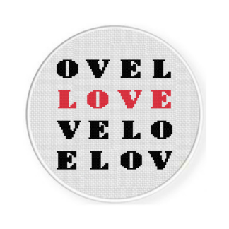 Find Love Cross Stitch Pattern